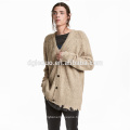 New design casual oversized cardigan sweater for men